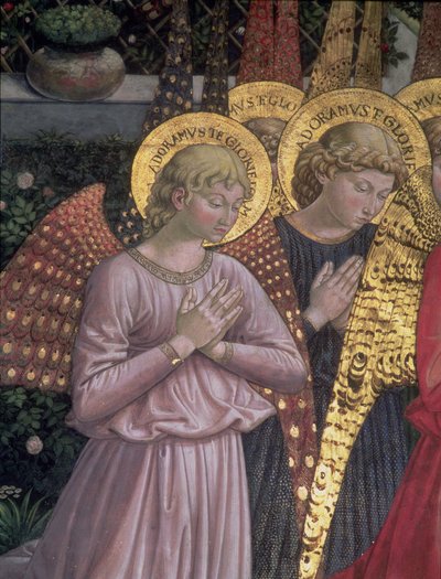 Engel, 1459 (Detail) von Benozzo di Lese di Sandro Gozzoli